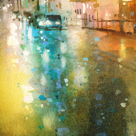 "Queen's Road Central no.4" 38x38cm (Original Painting)