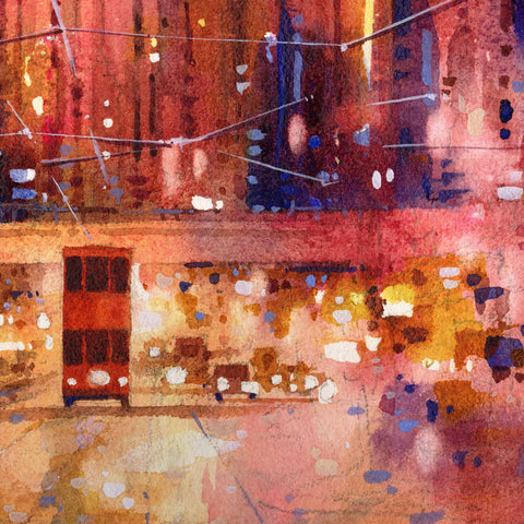 "Tramways no.2" 38x38cm (Original Painting)