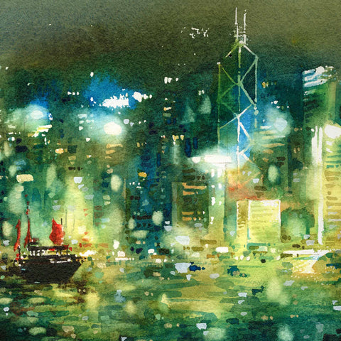 "Pearl of Orient no.29" 28.5x28.5cm (Original Painting)