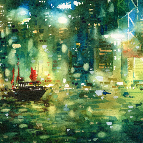 "Pearl of Orient no.29" 28.5x28.5cm (Original Painting)