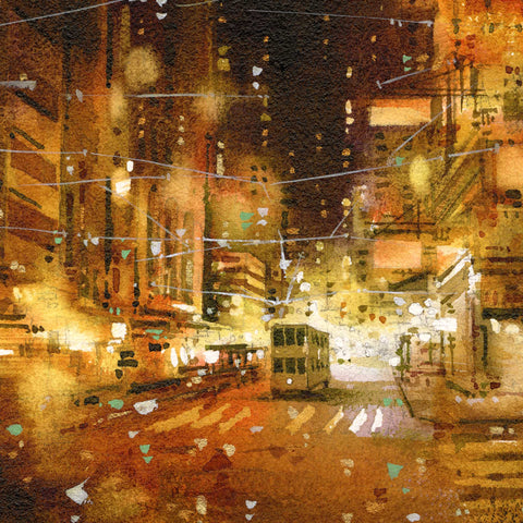 "Sheung Wan no.5" 28.5x28.5cm (Original Painting)