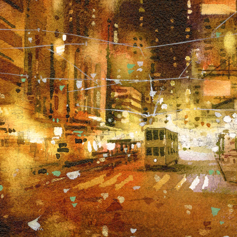 "Sheung Wan no.5" 28.5x28.5cm (Original Painting)