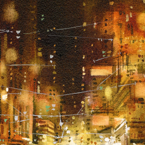 "Sheung Wan no.5" 28.5x28.5cm (Original Painting)