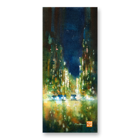 "Glimmer" 38x17cm (Original Painting)