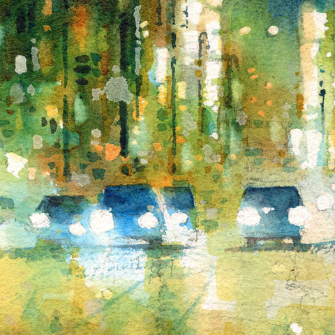 "Glimmer" 38x17cm (Original Painting)