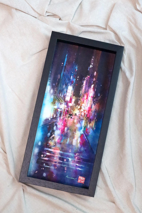 "Dancing Lights" 38x17cm (Original Painting)