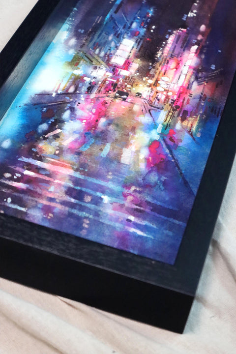 "Dancing Lights" 38x17cm (Original Painting)