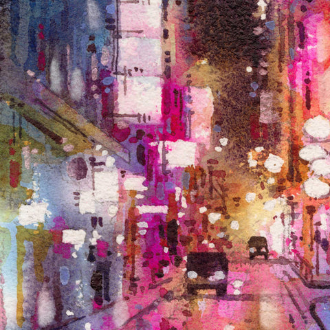 "Dancing Lights" 38x17cm (Original Painting)