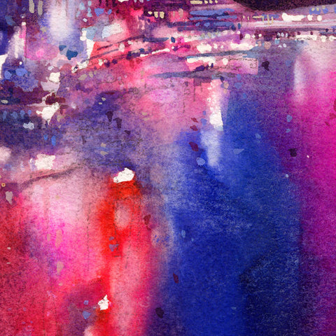 "Harbour no.10" 38x17cm (Original Painting)