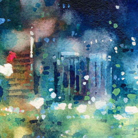 "Pearl of Orient no.28" 38x17cm (Original Painting)