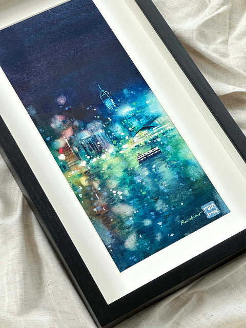 "Pearl of Orient no.28" 38x17cm (Original Painting)