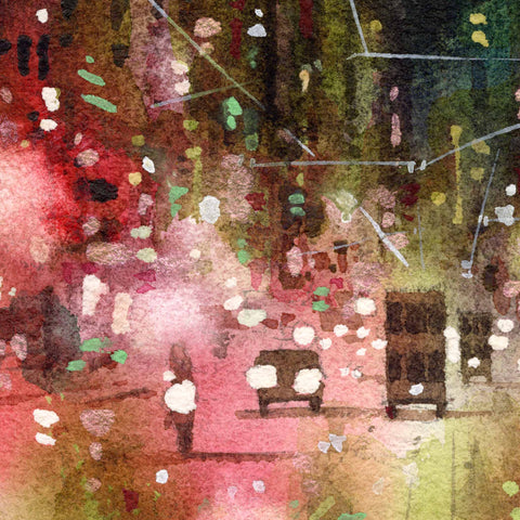 "Western District no.9" 38x17cm (Original Painting)