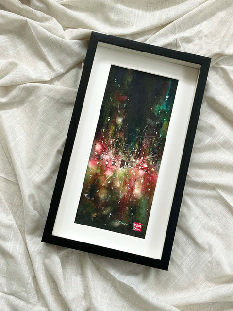"Western District no.9" 38x17cm (Original Painting)