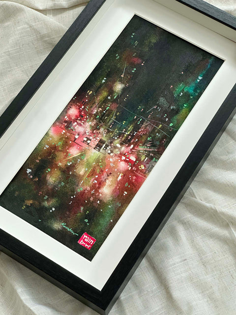 "Western District no.9" 38x17cm (Original Painting)