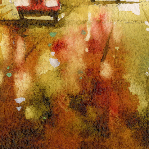 "Night in Gold no.3" 26x18cm (Original Painting)