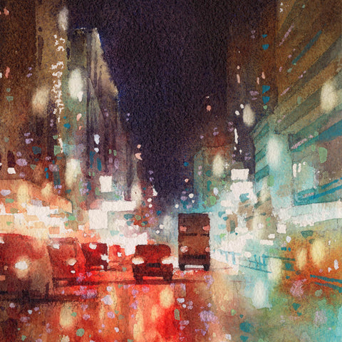 "Fire and Ice" 26x18cm (Original Painting)