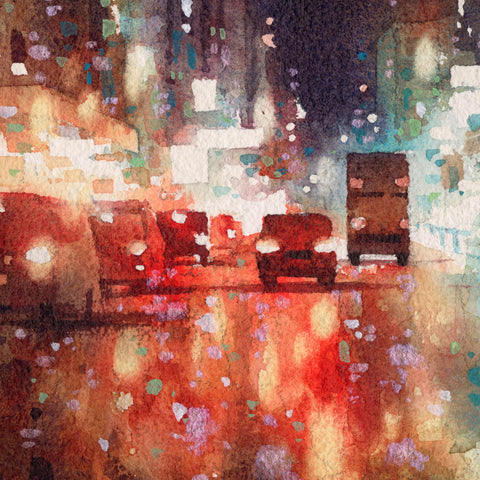 "Fire and Ice" 26x18cm (Original Painting)