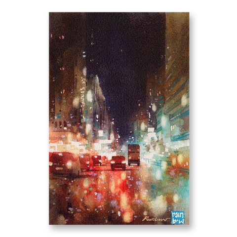 "Fire and Ice" 26x18cm (Original Painting)