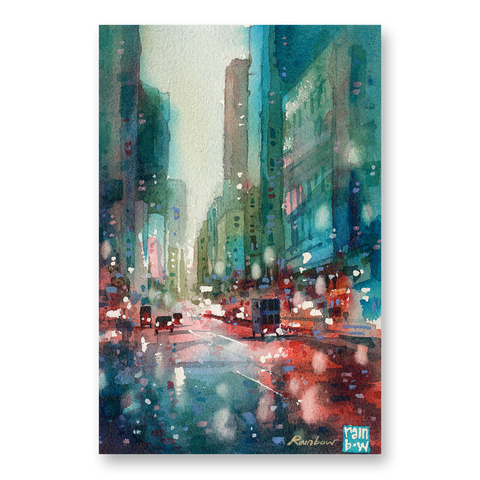 "Mirage in Blue" 26x18cm (Original Painting)