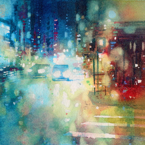 "Blue Mist no.2" 28x38cm (Original Painting)