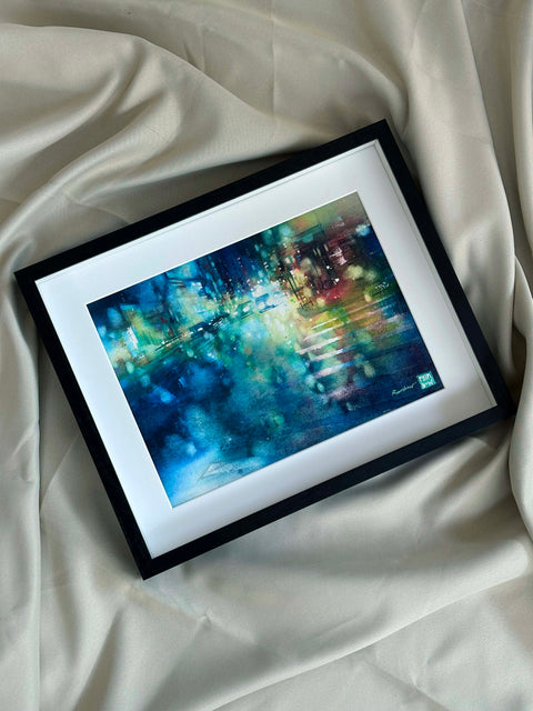 "Blue Mist no.2" 28x38cm (Original Painting)