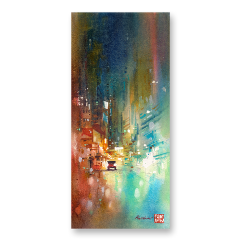 "Sheung Wan no.6" 38x17cm (Original Painting)