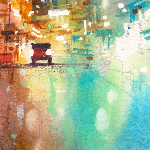 "Sheung Wan no.6" 38x17cm (Original Painting)
