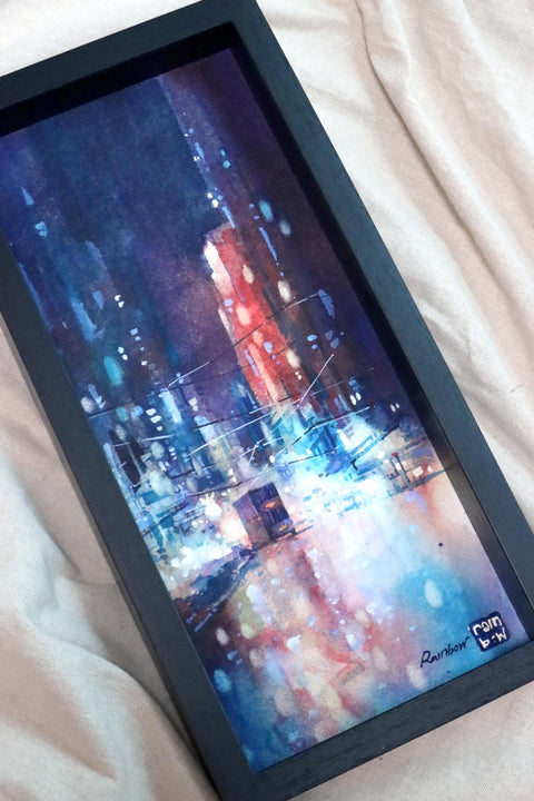 "Wan Chai no.5" 38x17cm (Original Painting)