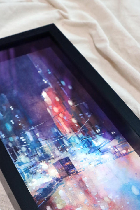 "Wan Chai no.5" 38x17cm (Original Painting)