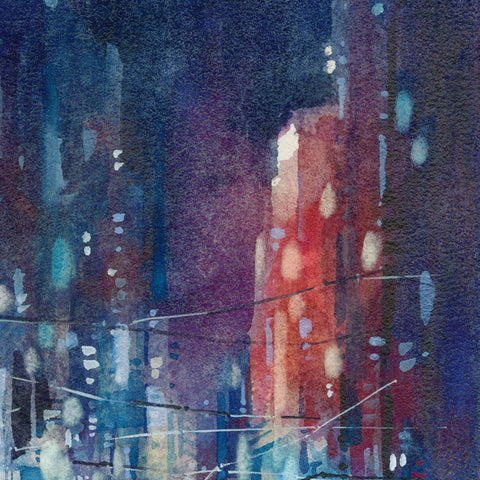 "Wan Chai no.5" 38x17cm (Original Painting)