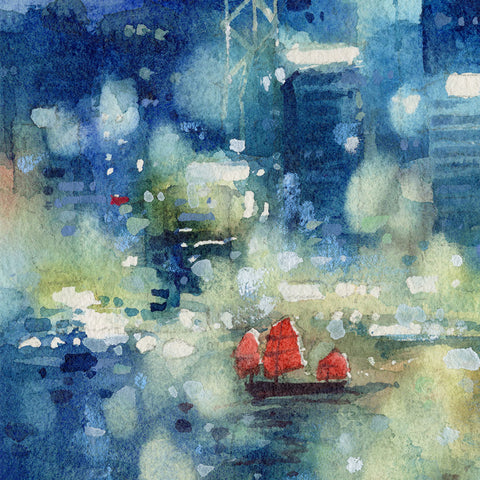 "Pearl of Orient no.37" 26x18cm (Original Painting)