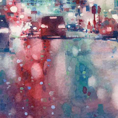 "Blue Echo" 38x38cm (Original Painting)