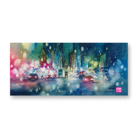 "Western District no.13" 17x38cm (Original Painting)