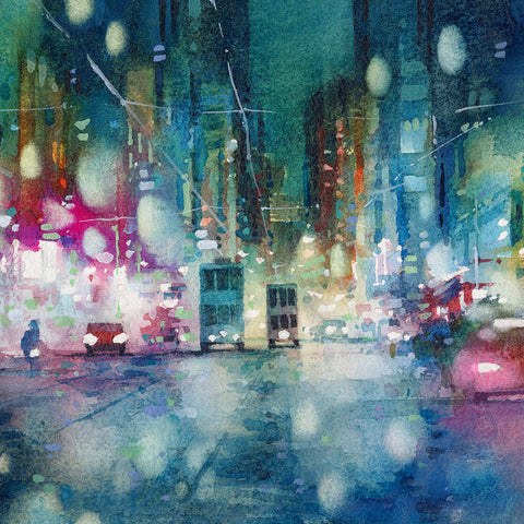 "Western District no.13" 17x38cm (Original Painting)
