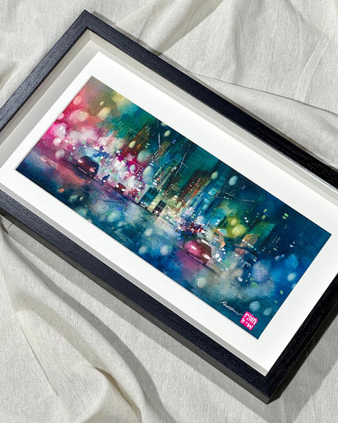 "Western District no.13" 17x38cm (Original Painting)