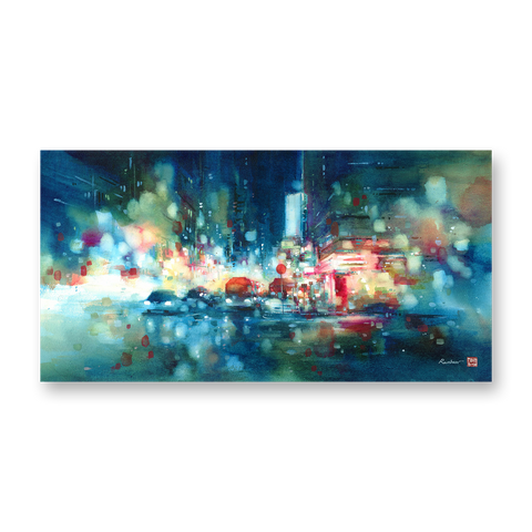 "Blue Haze" 39x76cm (Original Painting)