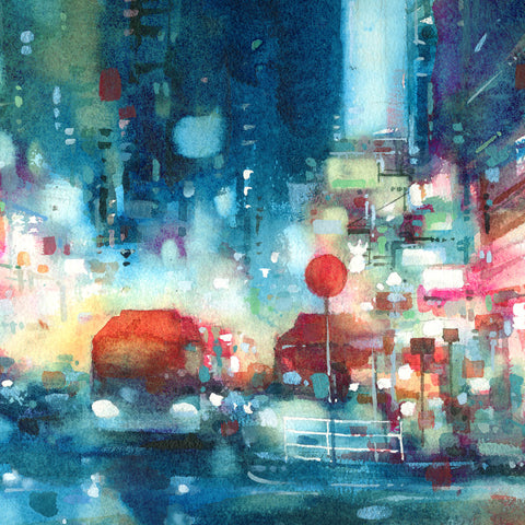 "Blue Haze" 39x76cm (Original Painting)