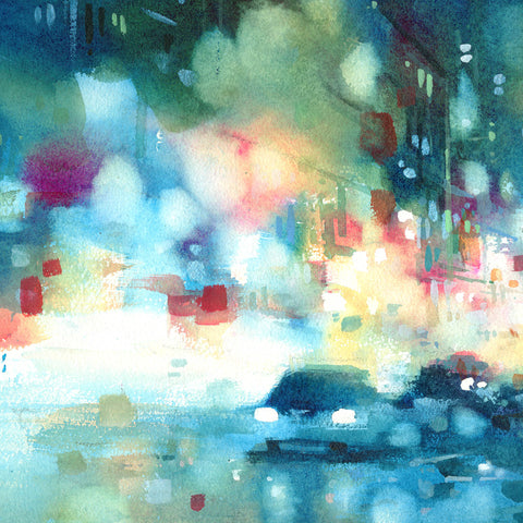 "Blue Haze" 39x76cm (Original Painting)