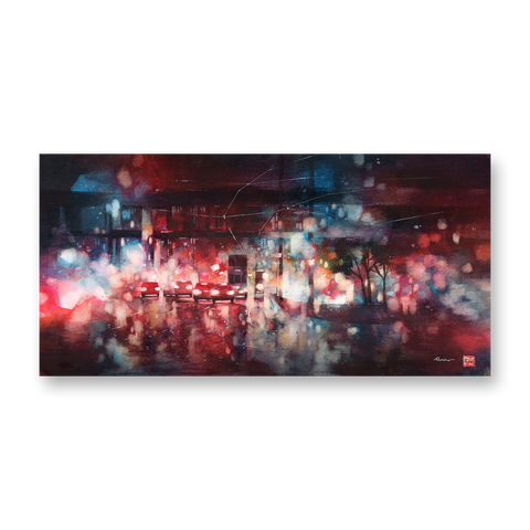 "Smokelight" 39x76cm (Original Painting)