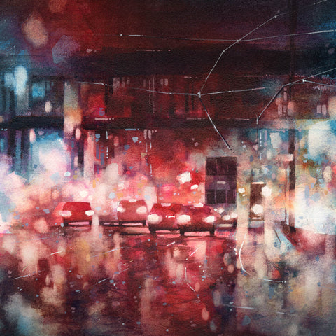 "Smokelight" 39x76cm (Original Painting)