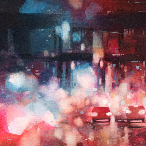"Smokelight" 39x76cm (Original Painting)