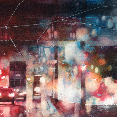 "Smokelight" 39x76cm (Original Painting)
