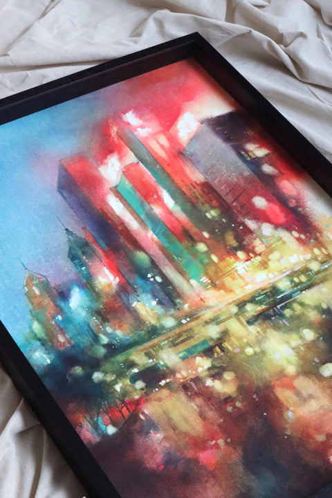 "Neon Aura" 76x56cm (Original Painting)