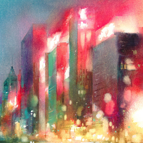 "Neon Aura" 76x56cm (Original Painting)
