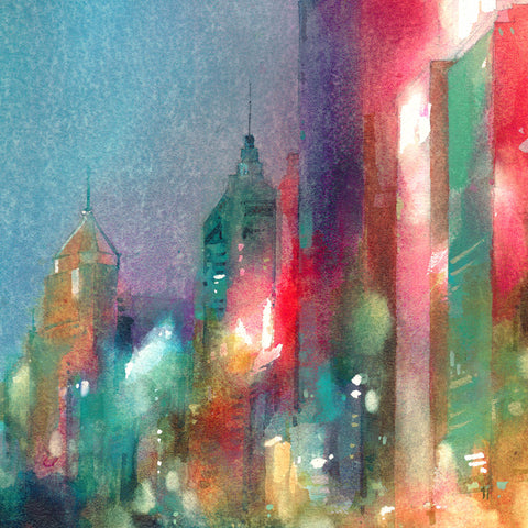 "Neon Aura" 76x56cm (Original Painting)