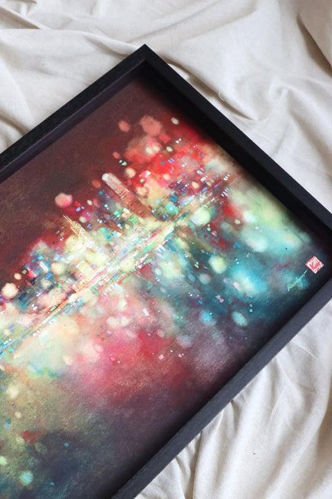"Harbour Muse" 39x76cm (Original Painting)