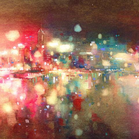 "Harbour Muse" 39x76cm (Original Painting)