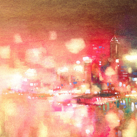 "Harbour Muse" 39x76cm (Original Painting)