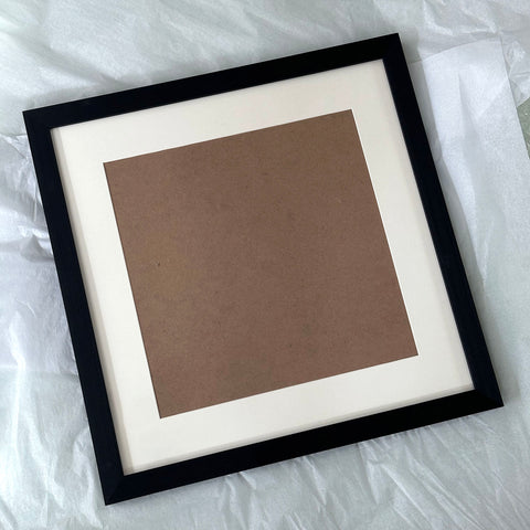 Black Frame with White Border (For 35x35cm paintings)