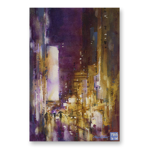 "Queen's Road Central" 26x18cm (Original Painting)